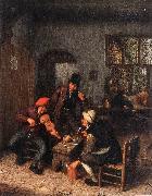 Interior of a Tavern with Violin Player sg OSTADE, Adriaen Jansz. van